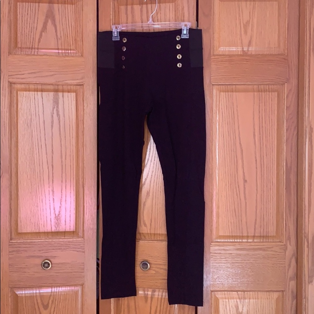 Black hi waisted pants